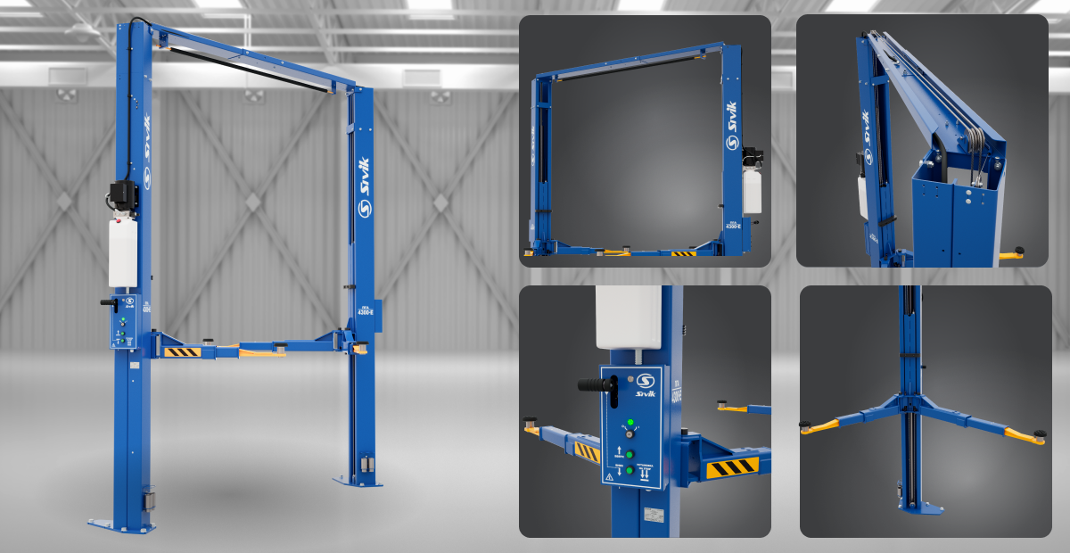 ПГА-4300Е от SIVIK – подъемник с верхней связью, который не знает ограничений!