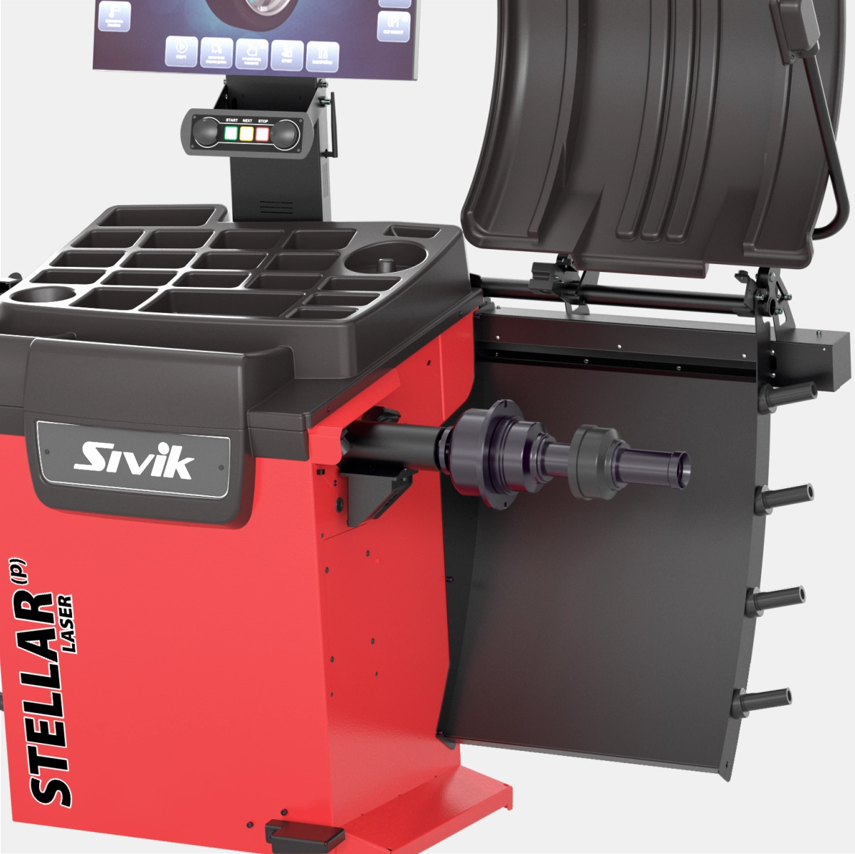 Лучшая эргономика в модельном ряду балансировочных станков SIVIK