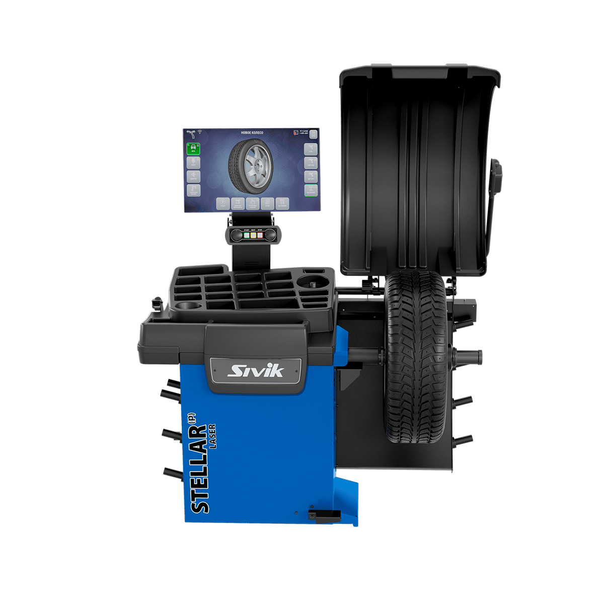 картинка Балансировочный станок STELLAR (p) LASER c диагностическими функциями Sivik