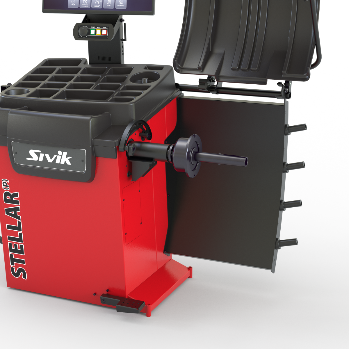 ЛУЧШАЯ ЭРГОНОМИКА В МОДЕЛЬНОМ РЯДУ БАЛАНСИРОВОЧНЫХ СТАНКОВ SIVIK